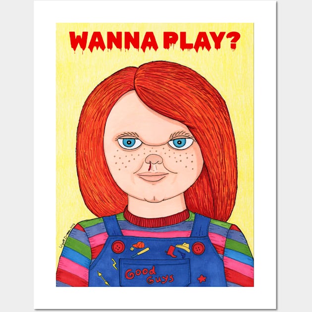 Chucky Wall Art by wyattd